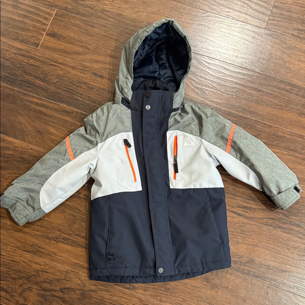 Gerry Weber Kids Jacket - Gray, White, and Navy